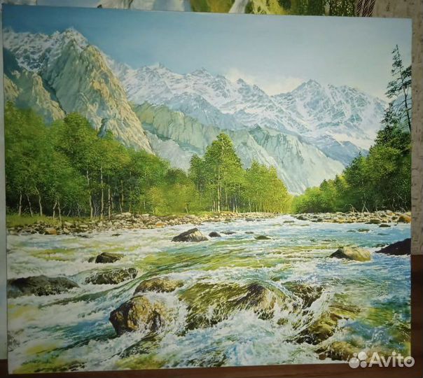 Картина маслом на холсте большая