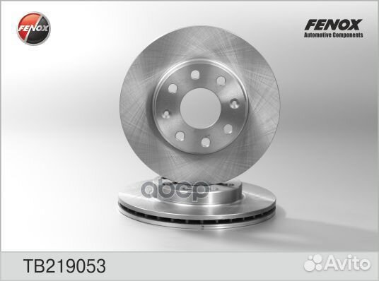Диск тормозной перед прав/лев TB219053 fenox