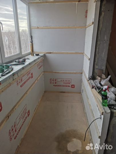 Остекление, ремонт, отделка балконов. Рассрочка