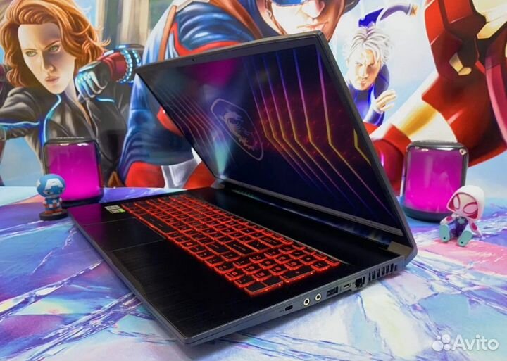 Игровой ноутбук MSI/ Intel Core/ RTX3050/ SSD/16Gb