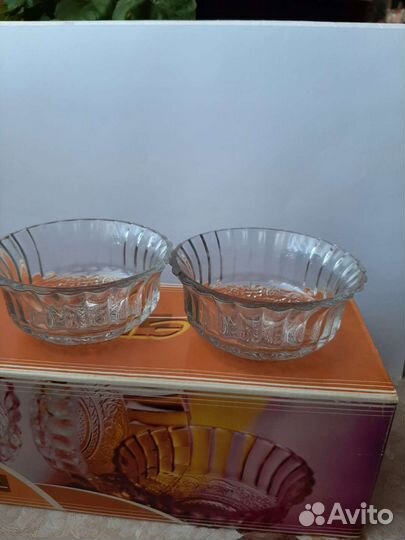 Набор салатников стекло