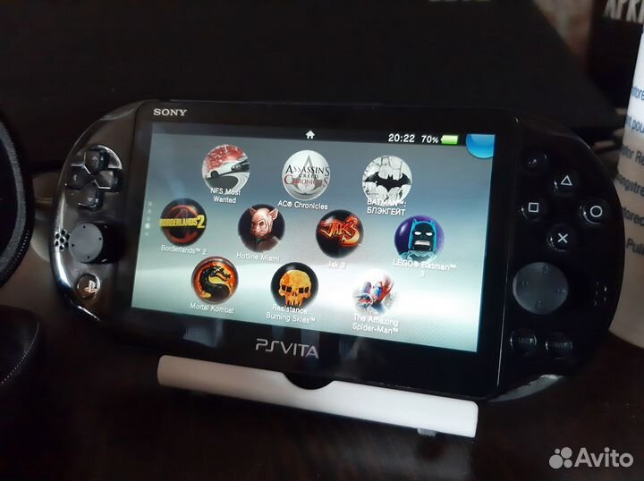 Sony ps vita slim +128 gb 20 игр