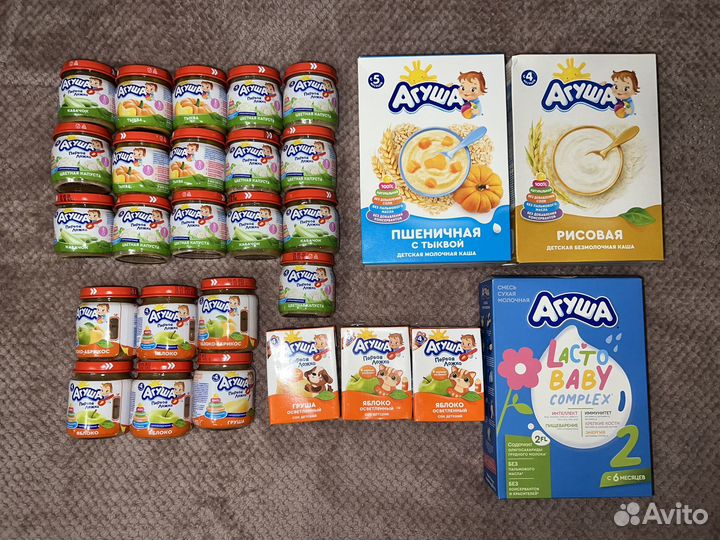 Детское питание агуша