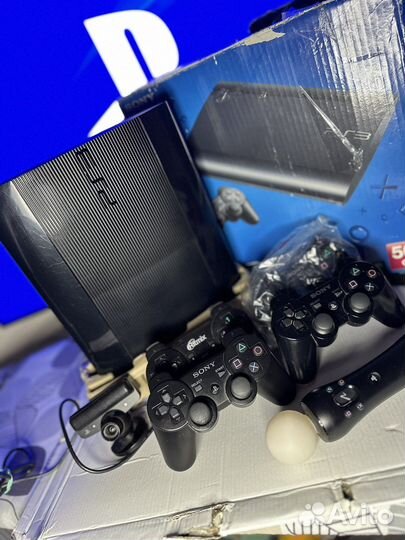 Ps3 Super slim 500gb 40 игр