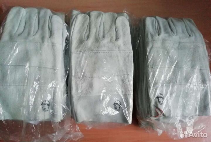 Перчатки (краги) спилковые 2-ой наладонник