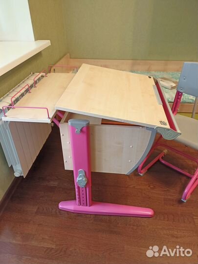 Растущая парта и стул Дэми