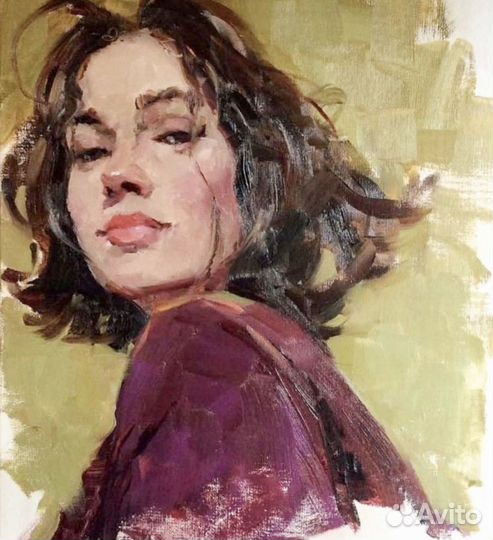 Портрет маслом на холсте по фото