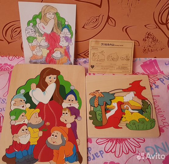 Пазлы,головоломки,игры от 3 лет для девочки