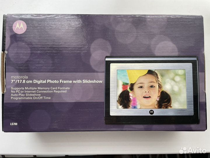 Цифровая фоторамка новая motorola