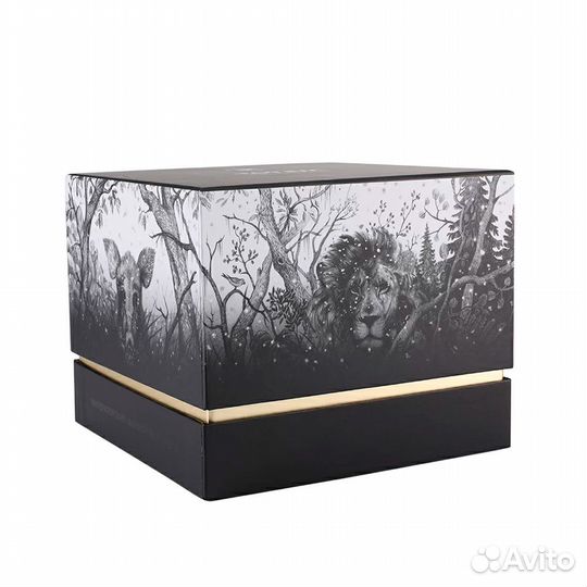 Бокал ифз с блюдцем и крышкой Тотем Лев