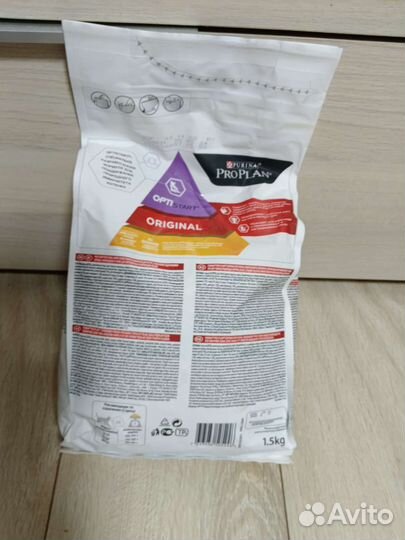 Сухой корм для котят Pro Plan с курицей 1,5 кг