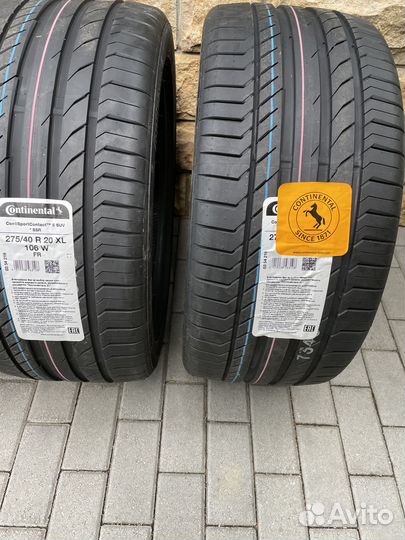 Continental ContiSportContact 5 SUV 275/40 R20 и 315/35 R20 110W