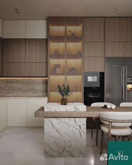 Кухня встраиваемая на заказ