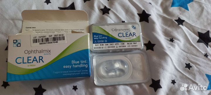 Линзы контактные Офтальмикс
