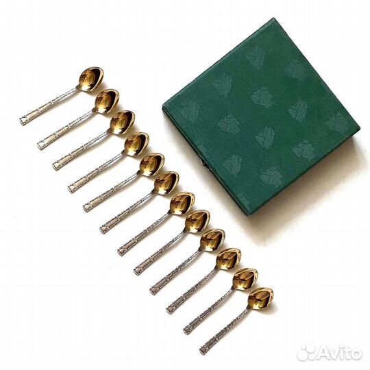 Комплект кофейных ложек времён ссср. Мельхиор