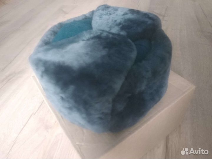 Мужская шапка ушанка офицерская