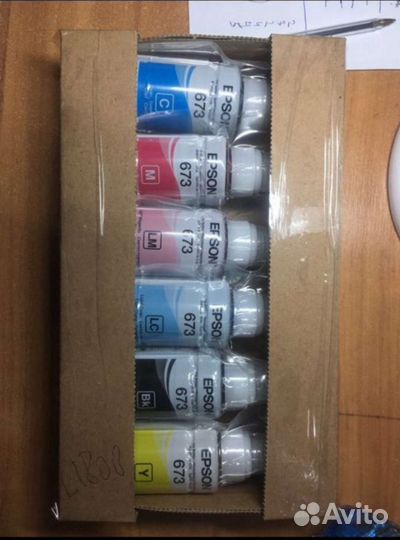 Оригинальные чернила для epson l800 / l805 / l1800