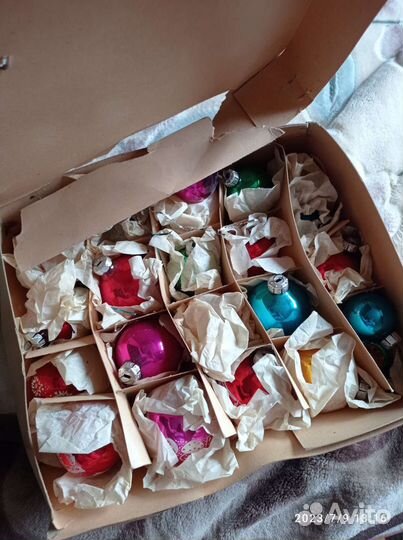 Набор ёлочных игрушек гдр