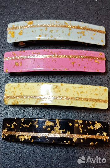 Заколка автомат мерцани