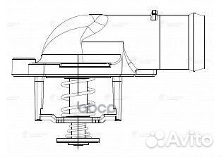 Термостат VW touareg/transporter 2.5TD 03-10 LT