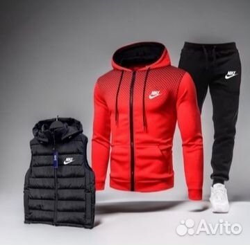 Спортивный костюм тройка Nike без флиса