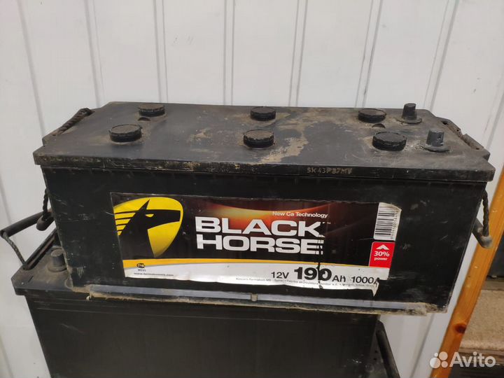 Бу аккумулятор 190 Ач Black Horse