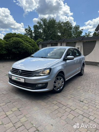 Volkswagen Polo 1.6 AT, 2018, 90 000 км