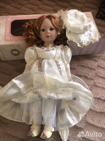 Кукла новая фарфоровая коллекционная ремеко