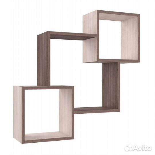 Полка навесная П-16, 74*74*20 см. Цвета разные