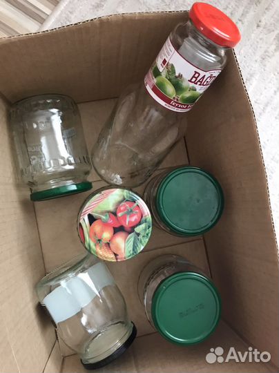 Банки 6 шт с крышками 0,72л