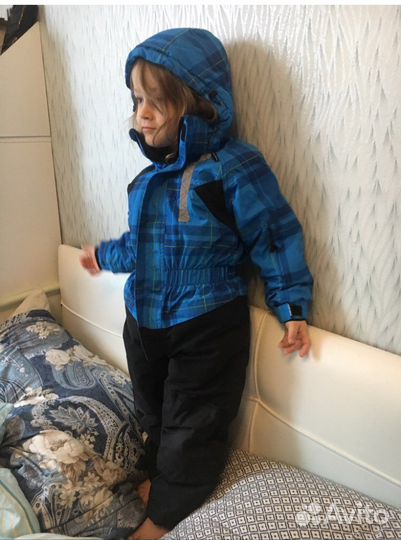 Зимний теплый комбинезон костюм 104 в идеале