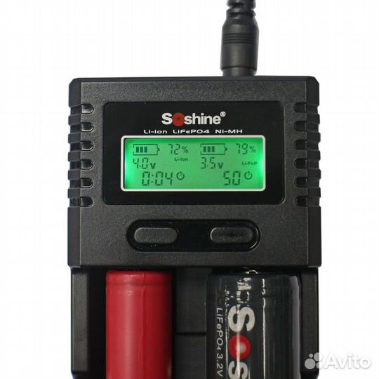 Зарядное устройство Soshine Н2 и Liitokala