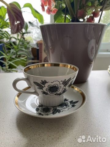 Чашки с блюдцами СССР цена за все