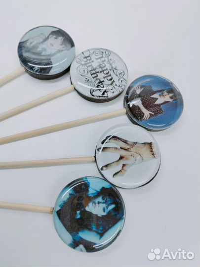 Леденцы ручной работы с пищевой печатью