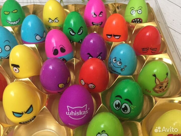 Треснутые-2 (Яйца) из Дикси, 18 штук