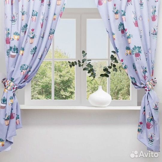 Комплект штор для кухни с подхватами Этель Hygge 1