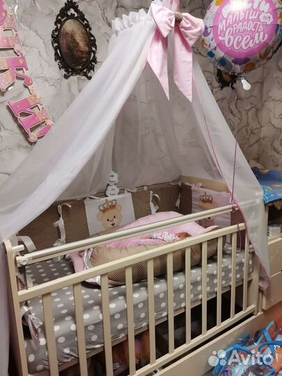 Балдахин в детскую кроватку