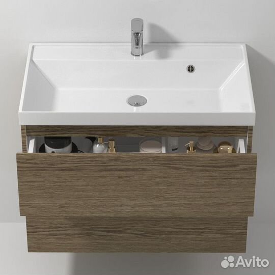 Тумба с раковиной для ванной подвесная