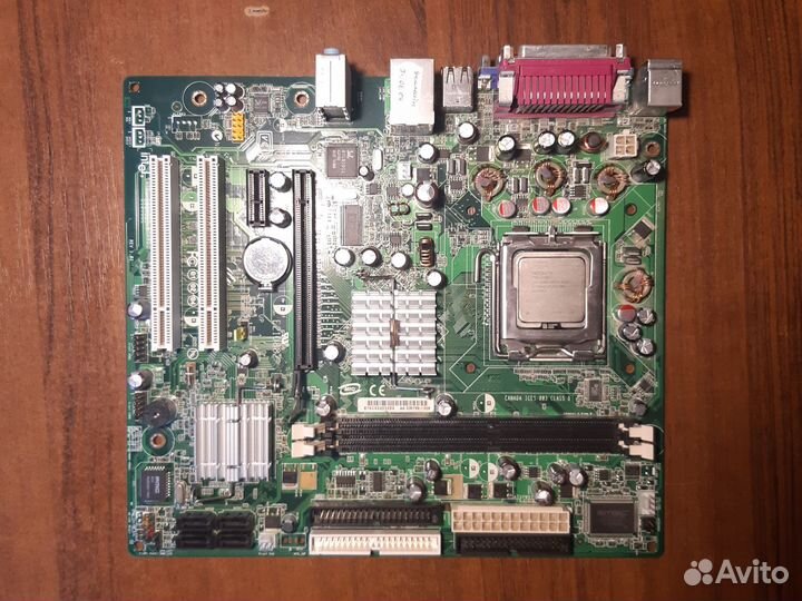 Материнская плата Intel D102GGC2 с процессором