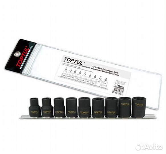 Набор головок для поврежденных болтов