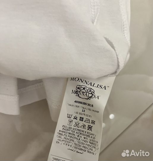Футболка Monnalisa размер 10-14 лет