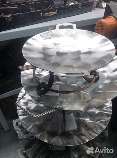 Садж из нержавейки 30 см