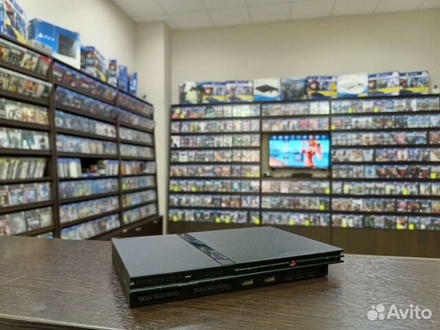 Ps2 Slim прошитая (гарантия 90 дней)