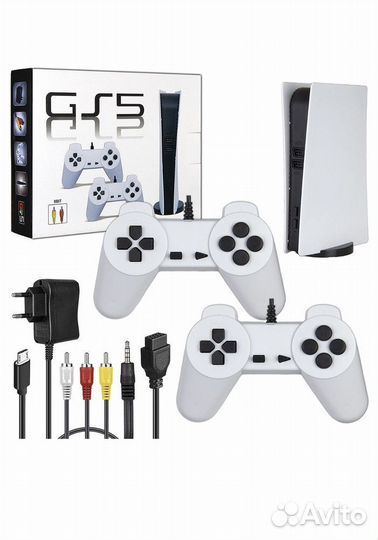 GS5 200 встроенных игр 8 bit. Денди в стиле PS5