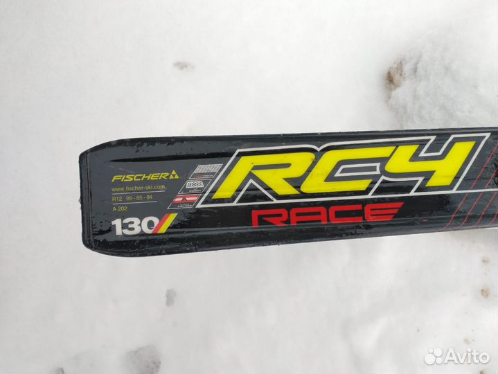 Горные лыжи детские 130 см fiscer RC 4 reis