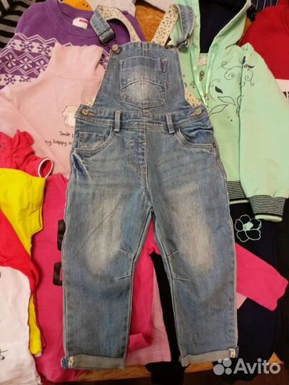 Большой пакет одежды на девочку 92