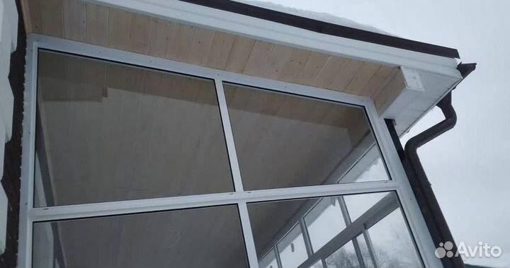Остекление окон и балконов пвх