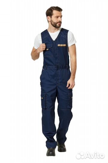 Полукомбинезон рабочий Рольф т.синий