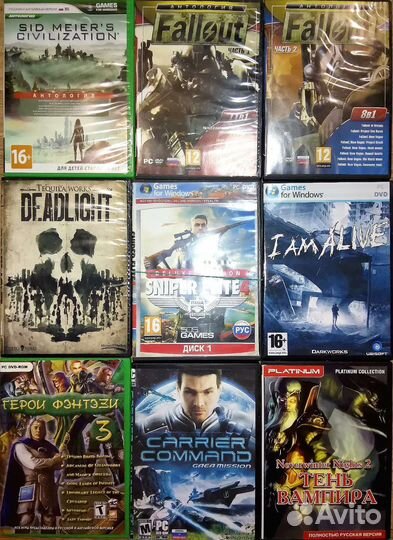 DVD диски игры