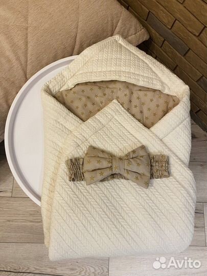 Конверт одеяло на выписку весна